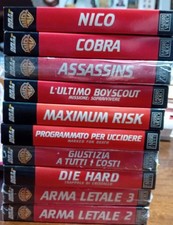 vhs  LOTTO (VHS) Lotto stock 10 VHS Collezione Duri a Morire Fabbri Video