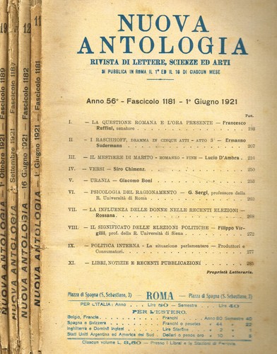 Nuova antologia rivista di - nuova,