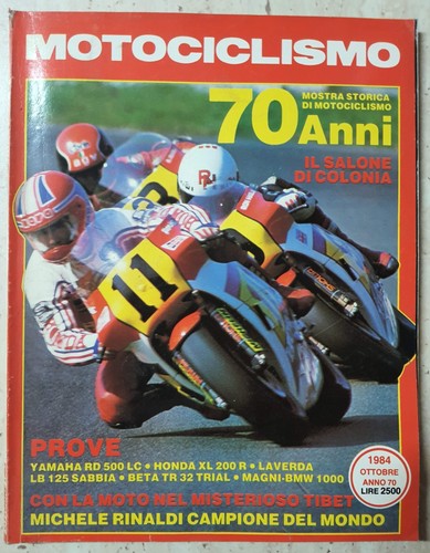 Motociclismo ottobre 1984 - motociclismo,