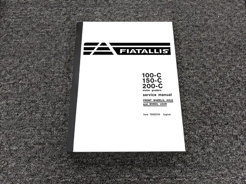 Fiat allis 100 150 200 - allis, 200-c