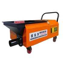 Nuova macchina ricarica calcestruzzo piccola pompa trasporto malta pietra fine