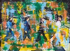 Umberto Alizzi Abbey Road Beatles Pop Art Arte Contemporanea Décollage 2015