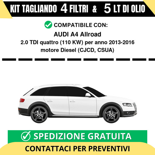 Tagliando per audi - audi, allroad