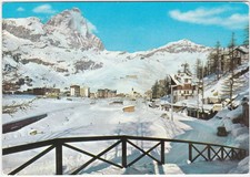 CERVINIA-BREUIL - AOSTA - VEDUTA DALL'ALBERGO "AL FIOCCO DI NEVE" DEL CTG -17597