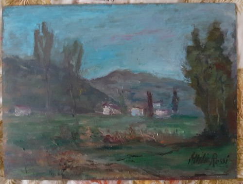 Attilio rossi olio - (bergamo),,