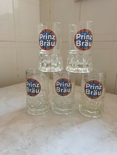 Bicchieri Boccali birra Prinz Brau Vintage Beer Glass Mug. Verre a biere