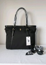 Borsa US Polo Assn nera e oro