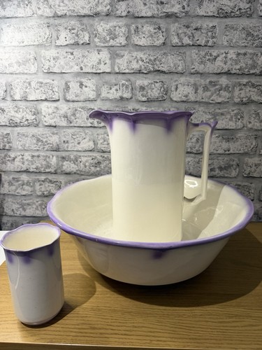 Set brocca lavabo - , porcellana