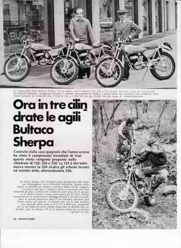 Advertising news bultaco - advertising,