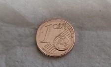 moneta da 1 centesimo Tedesca anno 2002  - Acciaio placcato Rame.