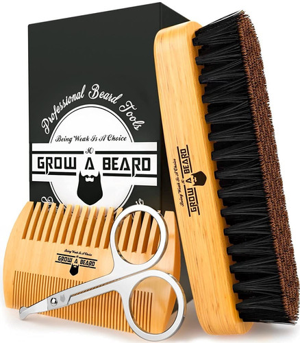 Kit barba cepillo cerda jabali