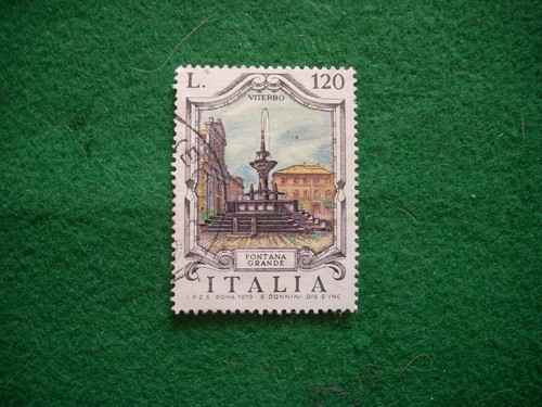 Francobollo fontane italia - fontane, d'italia