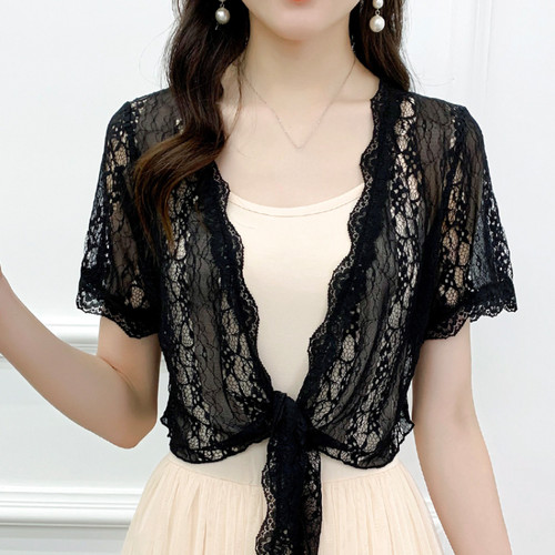 Donna pizzo coprispalle bolero - coprispalle,
