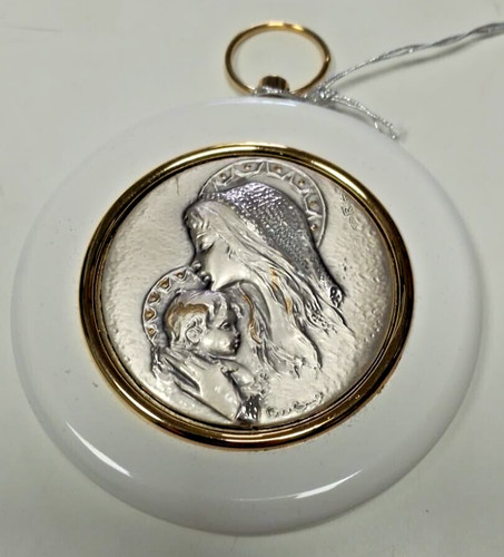 Madonna con bambino argento - bambino,