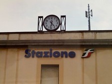 Orologio Facciata di Stazione FS, scala H0, 1/87 1pz