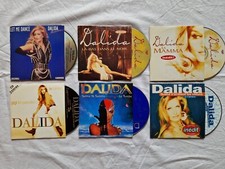 DALIDA BLOCCO LOTTO 6 CD SINGOLI SALMA LA MAMMA LE NOIR LET ME DANCE RARISSIMI