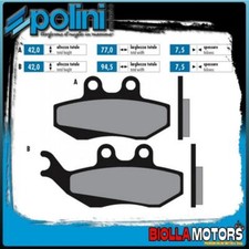 174.0017 PASTIGLIE FRENO POLINI ANTERIORE MALAGUTI MADISON 3 250 250CC 2006-2009