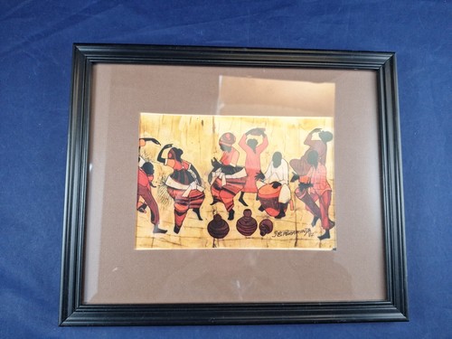 Quadro vintage africano - , batik