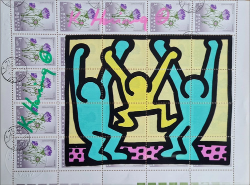 Keith haring originale del - originale,