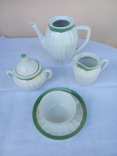 Set caffe pezzi ceramica san - set, 4