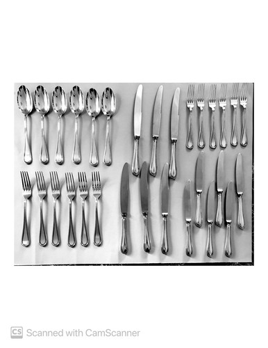 Servizio posate argento 800