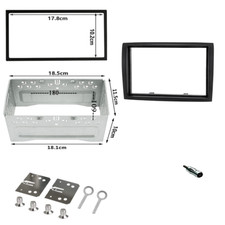 Mascherina adattatore autoradio FIAT Ducato 2006 2 DIN 