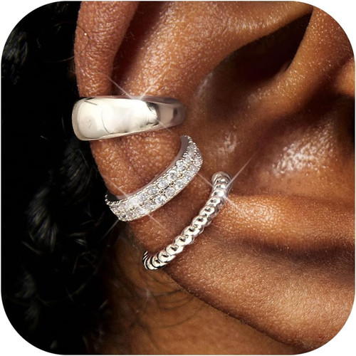 3pcs ear cuff orecchini - orecchini, senza