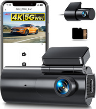 Dash Cam Auto 4K+1080P, 5Ghz