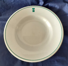 ITALIA NAVIGAZIONE-PERIODO FINMARE-PIATTO FONDO IN PORCELLANA-CLASSE TURISTICA