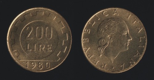 200 lire 1980 lavoro italia - 1980,