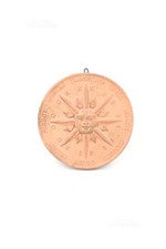 Ceramica In Terracotta Segnavento Con Punti Cardinali 16 Cm