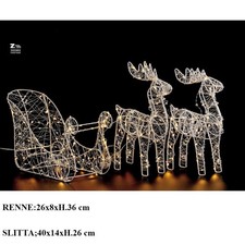 RENNE CON SLITTA NATALIZIA
