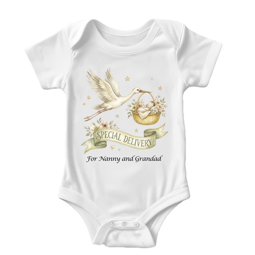 Body neonato annuncio - , nonno