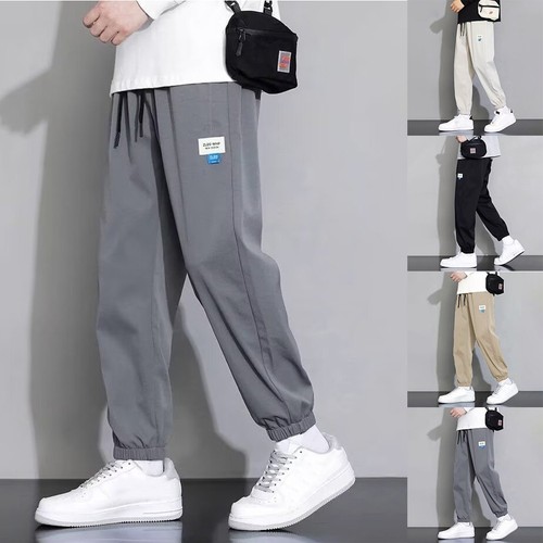 Pantaloni felpati uomo larghi