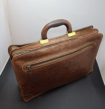 Borsa In Pelle / Cuoio da Uomo Porta Documenti - MADE IN ITALY - Vintage 