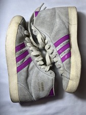 Adidas Basket Profi Scarpe Grigio Uomo Taglia 36 UK 6.5 US 5 Basketball Shoe