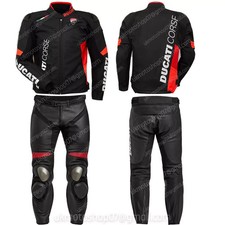 DUCATI Tuta Pelle Moto Racing