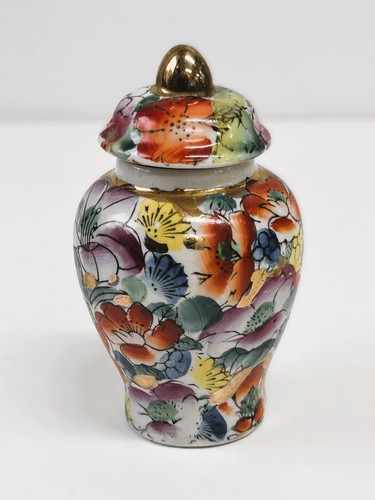 Vaso cinese motivo floreale - vaso,