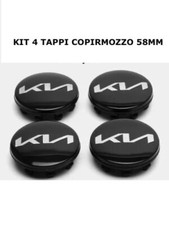 kit 4 tappi coprimozzo per kia
