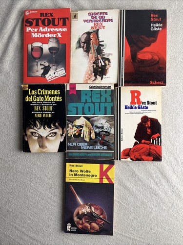 Rex stout nero wolfe paperback - nero,