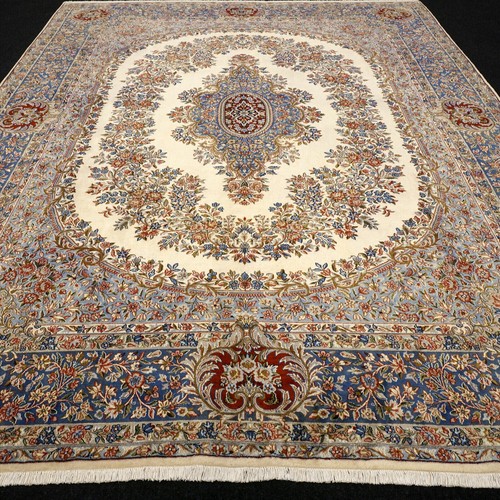 Tappeto orientale kerman 385 - tappeto,