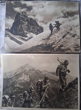Cartolina Ww1 Alpino Guerra Ww2 Foto Militare Esercito Divisa 