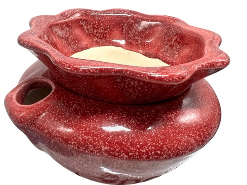 Vaso ceramica viola - vaso,