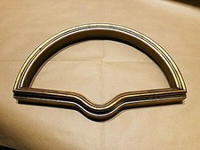 ARTE ANTIQUARIATO ARREDAMENTO VENTAGLIERA LEGNO FOGLIA ORO VINTAGE MISURA 38x34