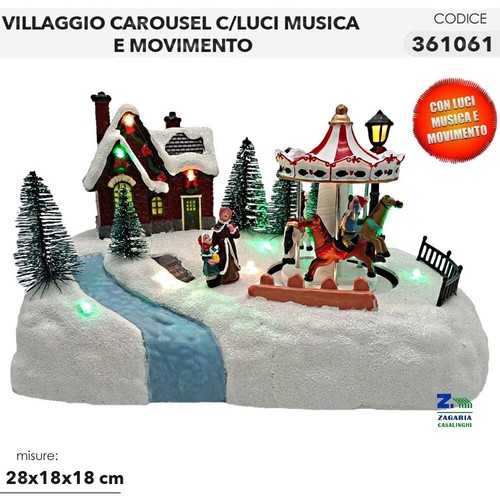 Giostrina villaggio paesaggio - giostrina,