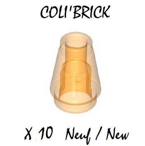 Lego 4589 10x brique cone - 10x,