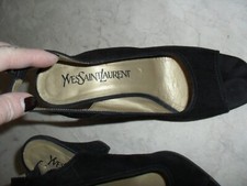 Particolare Scarpe Sandalo Yves Saint Laurent Originale  n. 36 ,5  Vero Affare