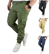 Pantaloni cargo uomo slim con