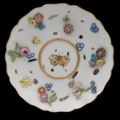 Meissen secolo piatto in - secolo,