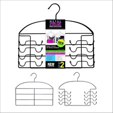 DR. ORGANIZER Leggings/Yoga/Pantaloni Elasticizzati e Canotta/Cami Armadio 2 Pezzi, Nero 